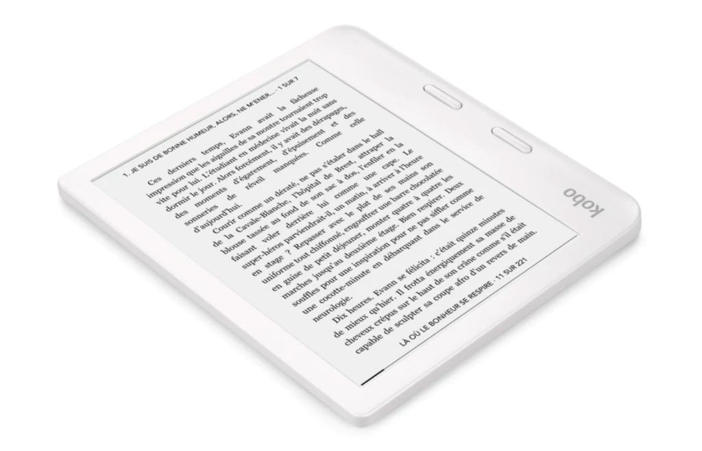 Kobo Libra 2 en blanc